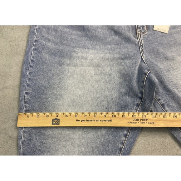 Judy Blue Jeans‎ Womens 24W Blue High Waist Boyfriend Stretch Cuff Denim JB88337 - Picture 11 of 14